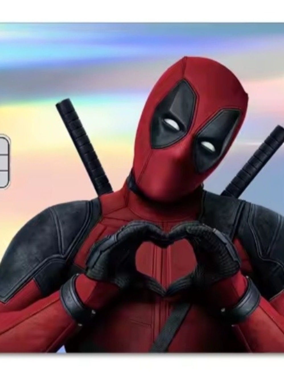 Deadpool Themed Credit Debit Card Sticker Skin